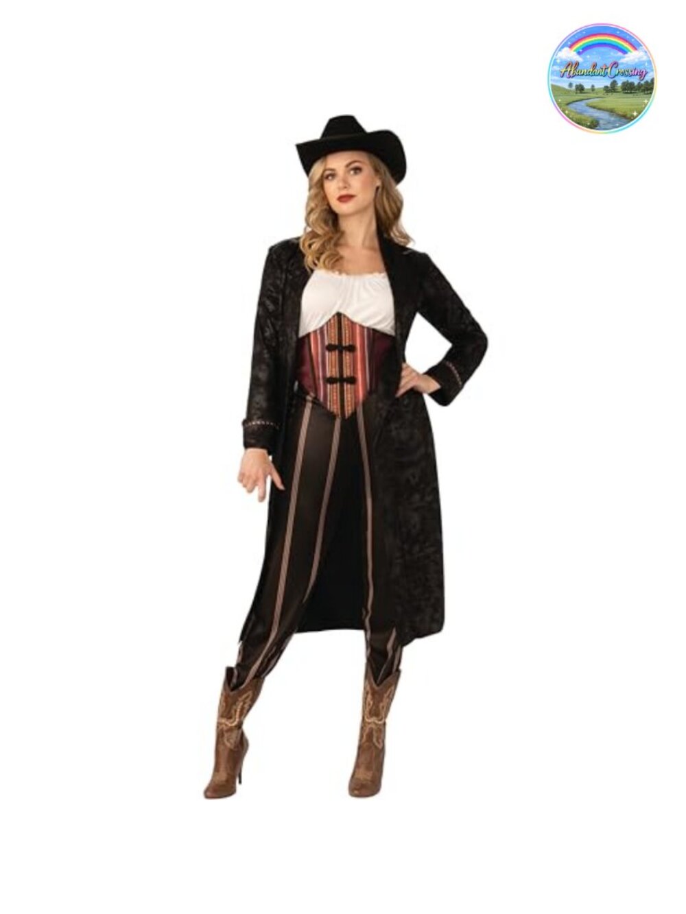 Faux-Leather Cowgirl Costume